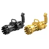 10 Hole Electric Gatling Bubble Machine Automatic Blower Soap Water Maker Gun for Children Summer Beach Outdoor Kids Toys 3