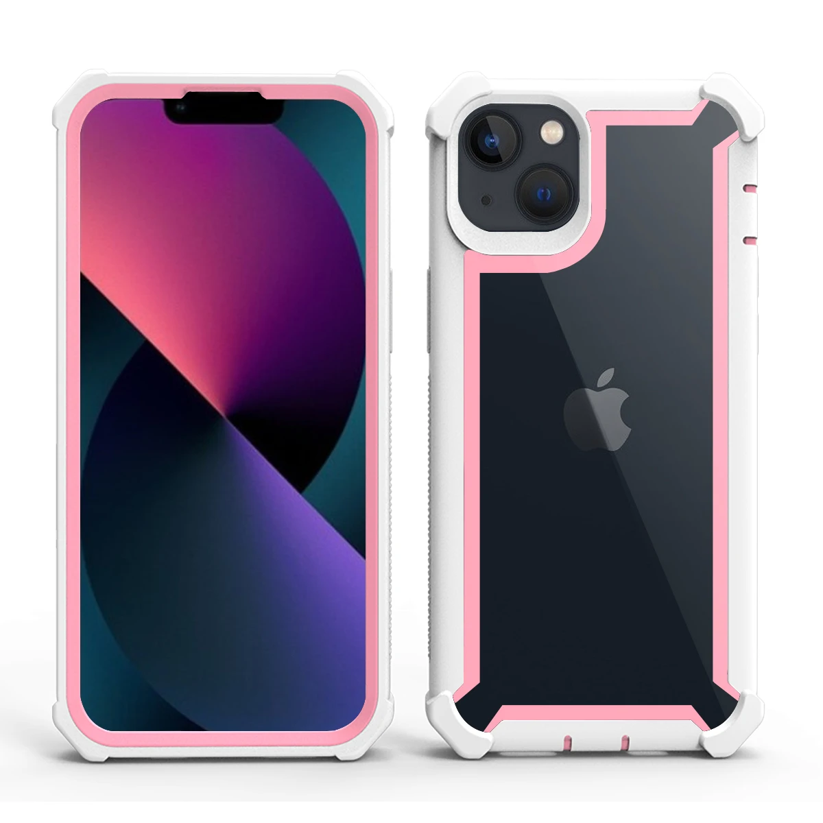 Clear Hybrid Rugged Anti-Shock Phone Case with Doom Armor Protection