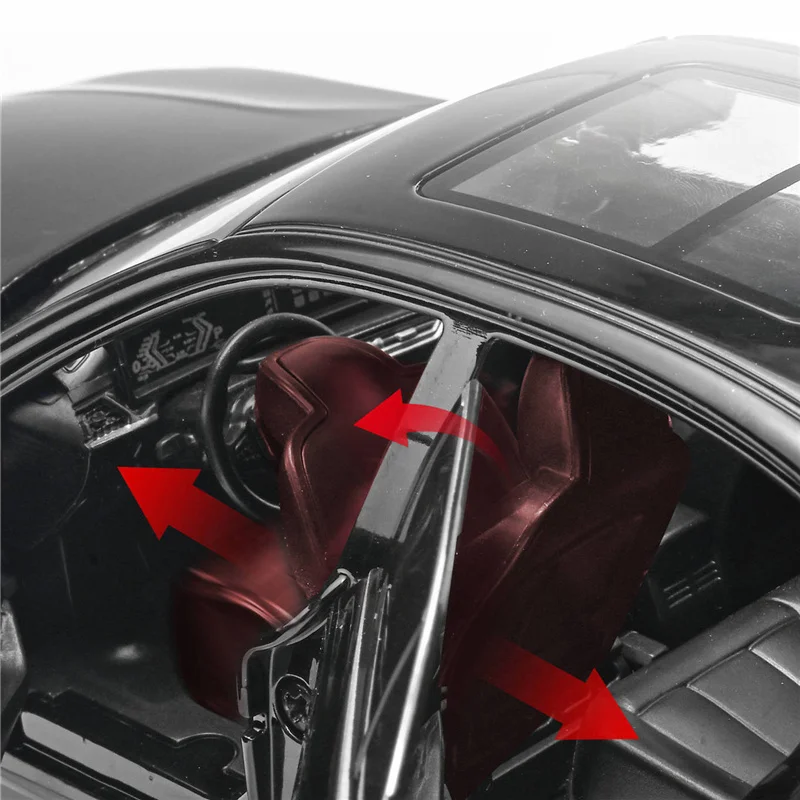 1:24 BMW 3 시리즈 325i 325LI M 쿠페 합금 스포츠카 모델 다이캐스트 금속 차량 모델 시뮬레이션 사운드 라이트 어린이 장난감 선물