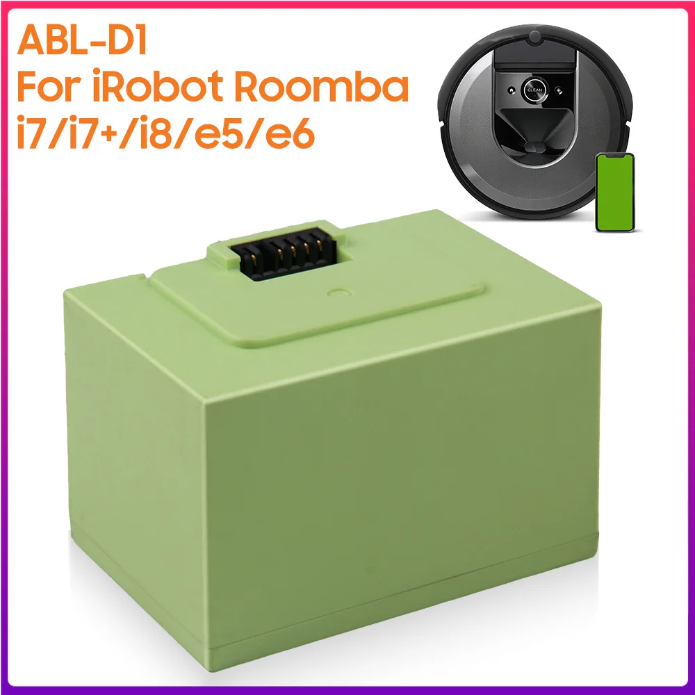 

Оригинальная Аккумуляторная Батарея ABL-D1 для iRobot Roomba i7 + i8 e5 e6 i7550 5150 e6198 i755020 i7158, Оригинальная батарея