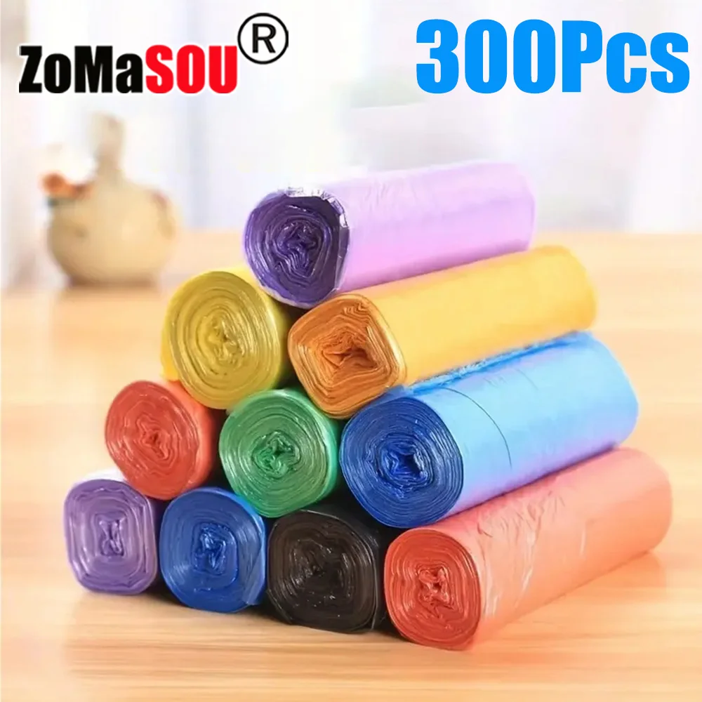 Disposable Trash Bags 100-300PCS Household Kitchen Storage Dormitory Living Room Use