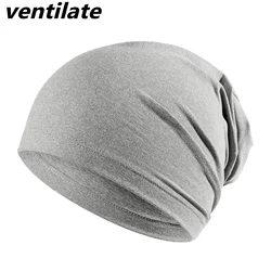 Solid Color Unisex Slouchy Beanie - Lightweight Hip - Hop Cotton Cap (LG - Summer Style)