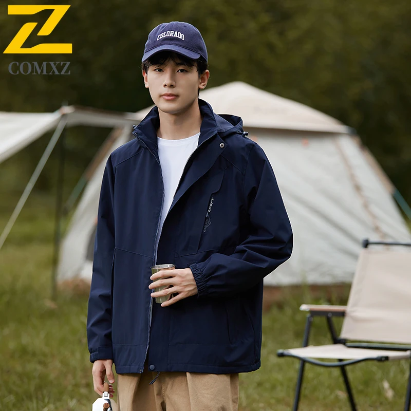 Unisex Hard shell Windbreaker Lightweight Autumn Waterproof Hiking Jackets Windproof Outdoor Coat for Trekking Urban Sports 2025