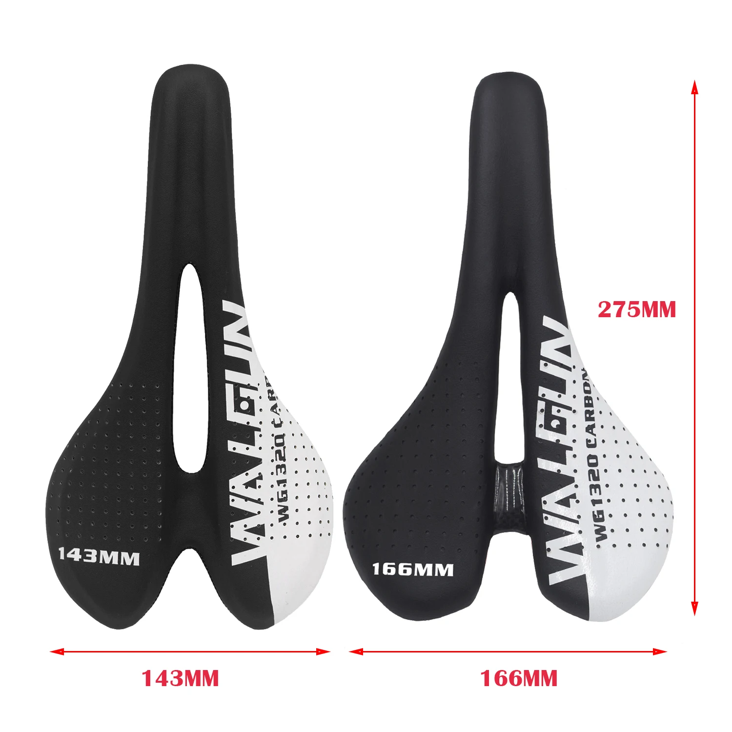 

WALGUN Ultralight Carbon Bike Saddle MTB Mountain Bike Saddle Race Cycling Seat Bicycle Saddles for Men Women seat Accessories