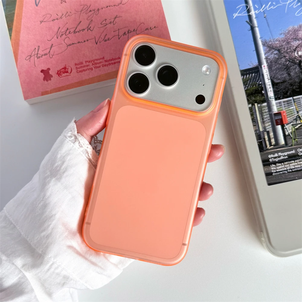 Sleek Matte Translucent Frosted Hard Phone Case - Ultra Thin Solid Color Slim Cover