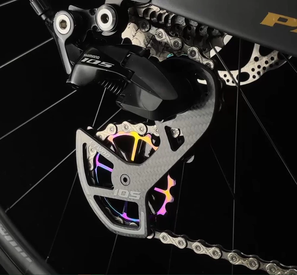 Ltwoo fahrrad keramische Lager geschwindigkeit Kohlefaser-Riemens cheibe Rad rückwand für Shimano 105/ut/ultegra/dura Ace – Detail 9