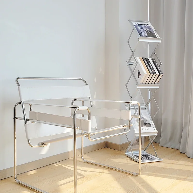 Floor Magazine Rack, Transparent Acrylic Newspaper Document Display Rack, Foldable, with Non-Slip Mats, for Hotel/Trade Show