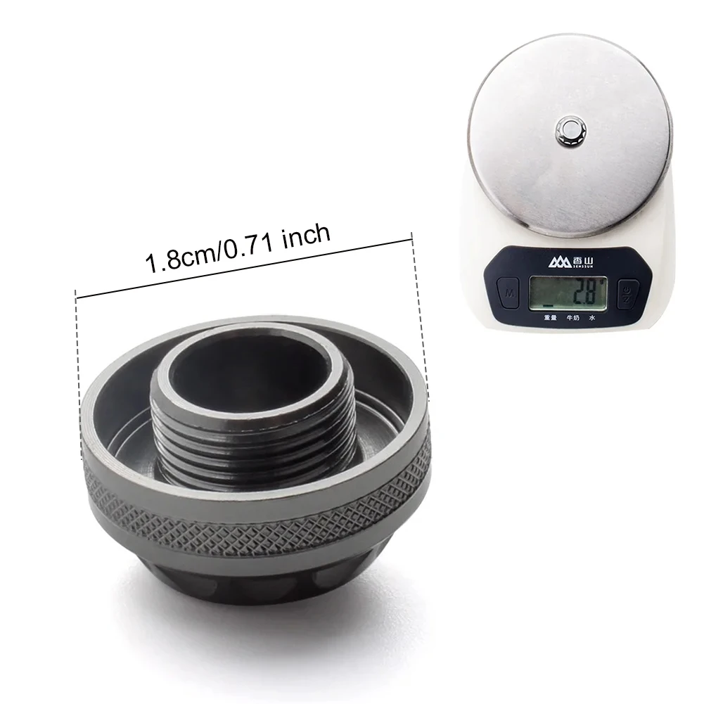 Fishing Reel Handle Cap Aluminum Alloy Screw In Handle Cap Reel Handle Cover Handle Grip Cap for Shimano Spinning Reel