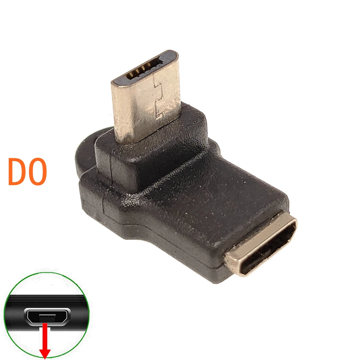 Cavo USB da intestazione a icro USB, da icro USB aschio ad angolo Cavo USB da intestazione a icro USB, da icro USB aschio ad angolo