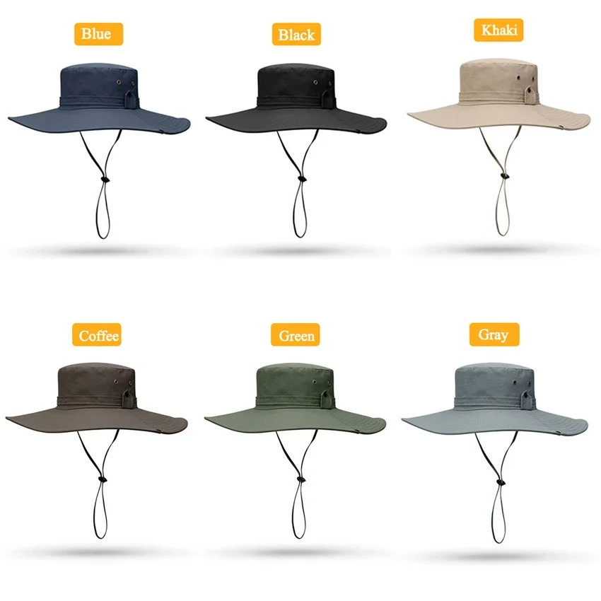 Cowboy Bucket Hats Sunscreen Men