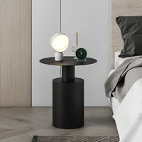 Nordic Style Bedside Table Modern Minimalist Bedroom Round 1