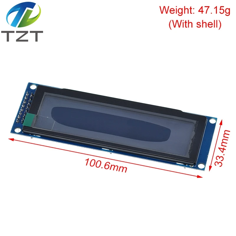 Enhanced Real OLED Display - 3.12 256x64 Dots Graphic Screen with SSD1322 Controller and SPI Support