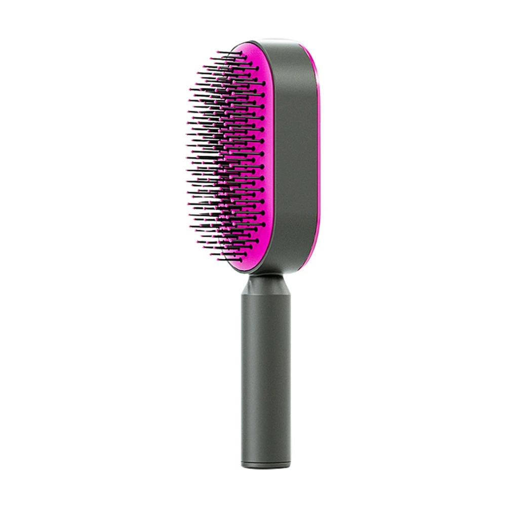 

Airbag Comb Hair Brush for Women One-Key Cleaning Hair Loss Airbag Massage Scalp Comb Anti-Static Hair Styling Tools A