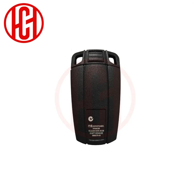 Premium 3-Button Smart Key Case with Key Blade for Remote Car Key Fob Replacement