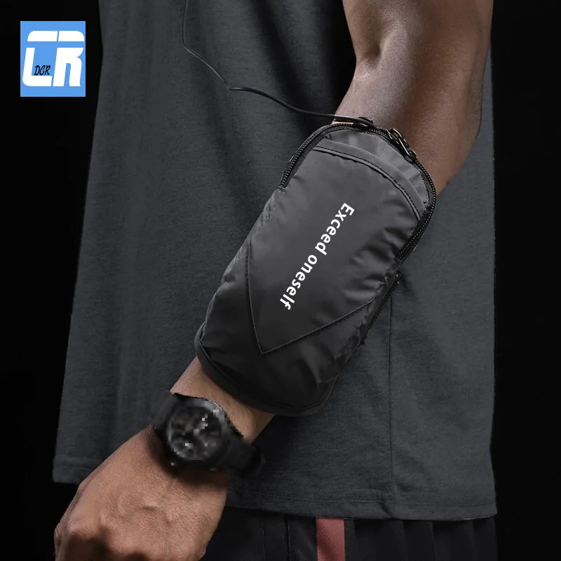 

5Colors Running Arm Bag Outdoor Waterproof Reflective Armband Bag Phone Holder For Below 6.7inch Phone Sport Gym Arm Wrist Case