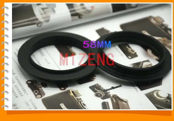 Gfx-58Mm Macro Reverse Adapter Ring Per Fotocamera Fujifilm Gfx Gfx100S/50 S2/R