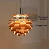 Hanging Lamps Artichoke Suspension Modern LED Pinecone Pendant Lights Louis Design Chandelier Living Home Decor Creative 4