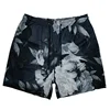 Summer New Men's Shorts Rose Design Casual Shorts Street Hip Hop Fitness Quick Dry Mesh Fabric Breathable Embroidered Shorts 5