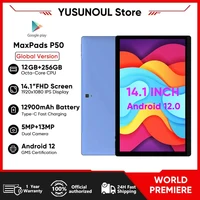 Global Version 14.1 Inch Large screenSuper 12+256GB Phone Call Android 12Tab 5G WlFl tablet Tablette ПланшетЫ  Read Music Sheet 1