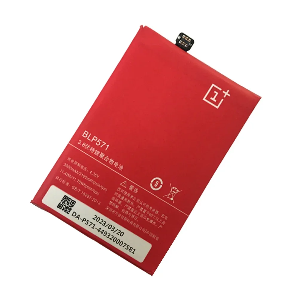 Original  BLP571 Battery For Oneplus 1 One Plus 1 Li-ion Battery High Capacity 3000mAh Replacement Mobile Phone Battery
