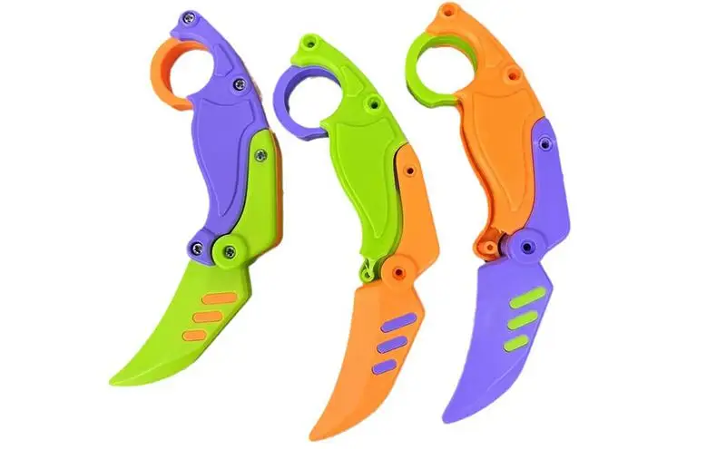 

Gravity Toy Knife 3D Mini Carrot Knife Toy For Kids Gravity Toy Finger Strengthener Mood Enhancer Children stress relieve toy