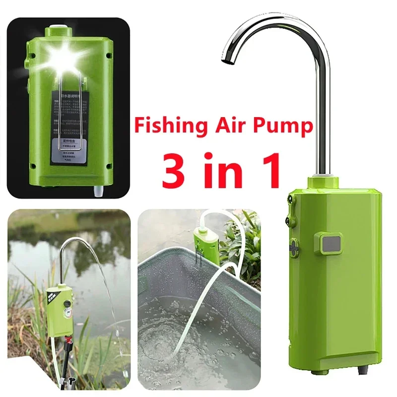 

Pump Oxygenation 1outdoor Smart LED Induction Water Portable Fishing Light Intelligent USB Oxygen Air 3 Sensor in