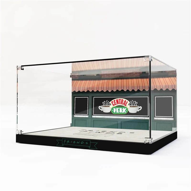 Vetrina Per Lego Central Perk 21319, 3Mm Teca In Acrilico Per Lego 21319 (Set Di Modelli Non Inclusi)