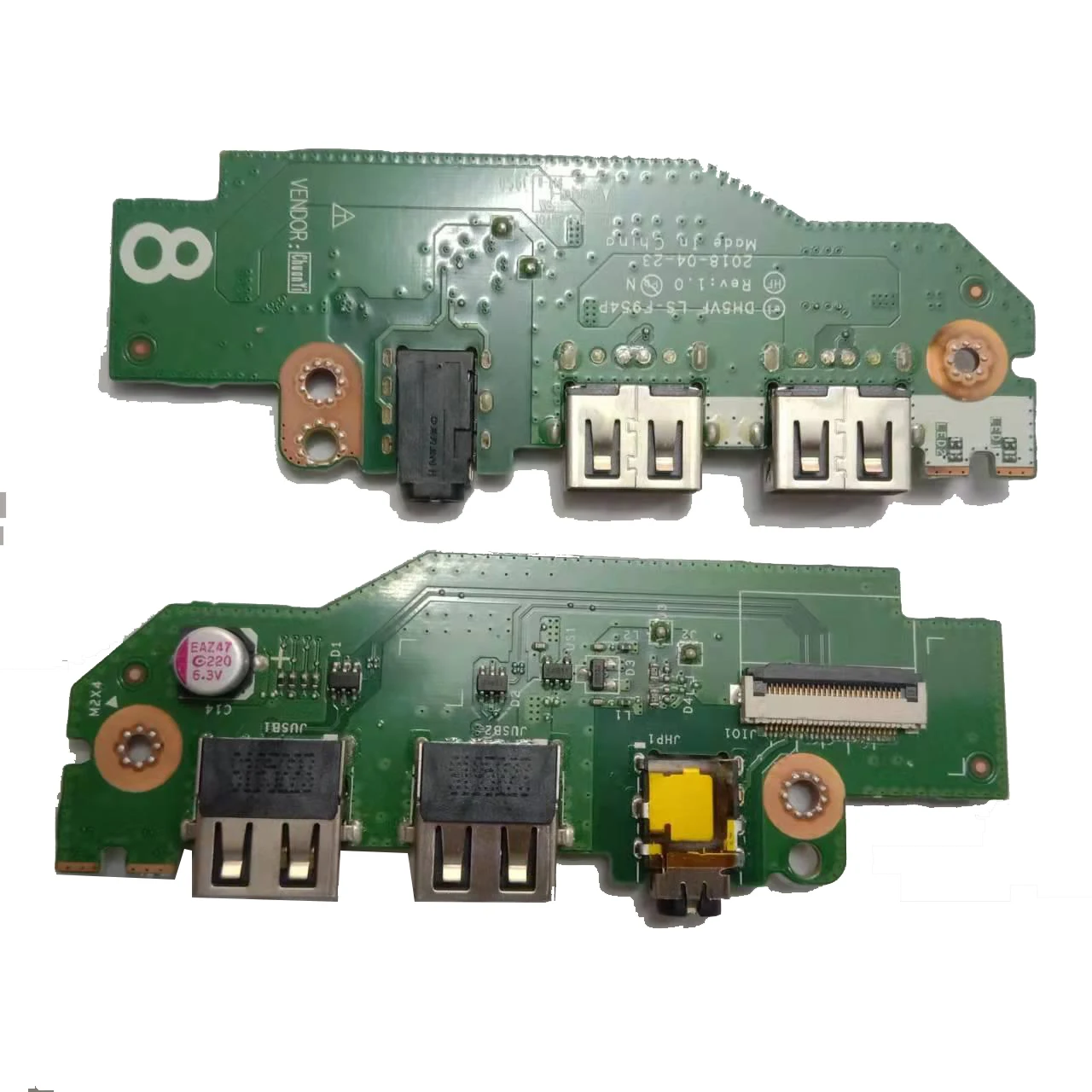 Usb Placa de Áudio Dh5vf Ls-f954p para Acer Nitro An51551 An515-52 An515-53 A71571g A715-72g Predato Helios 300 Ph315-51