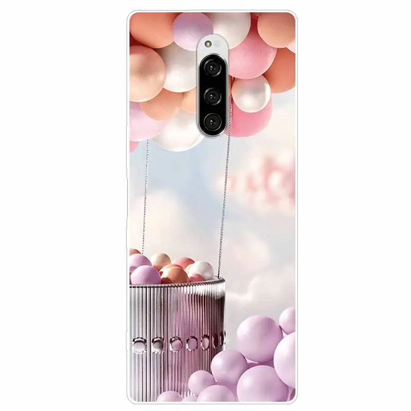 Cute Fashion Clear Soft TPU Phone Cover with Floral Design