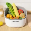 Ultrasound Vegetable Washing Machine with Handle Electric Vegetable Washers Household Kitchen Gadgets for Tableware Bottles 4