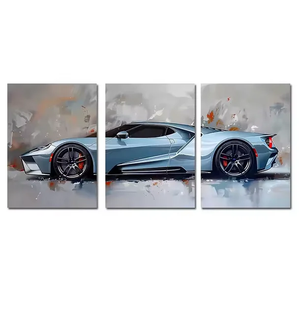 Diamant Stickerei Sportwagen Diamant Malerei Supercar Voll Platz Runde 5D DIY Mosaik Home Dekoration – Detail 13