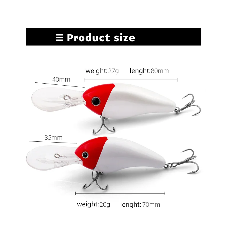 Strike King Rattling Crankbaits Fishing Lures 20g 27g Wobblers For