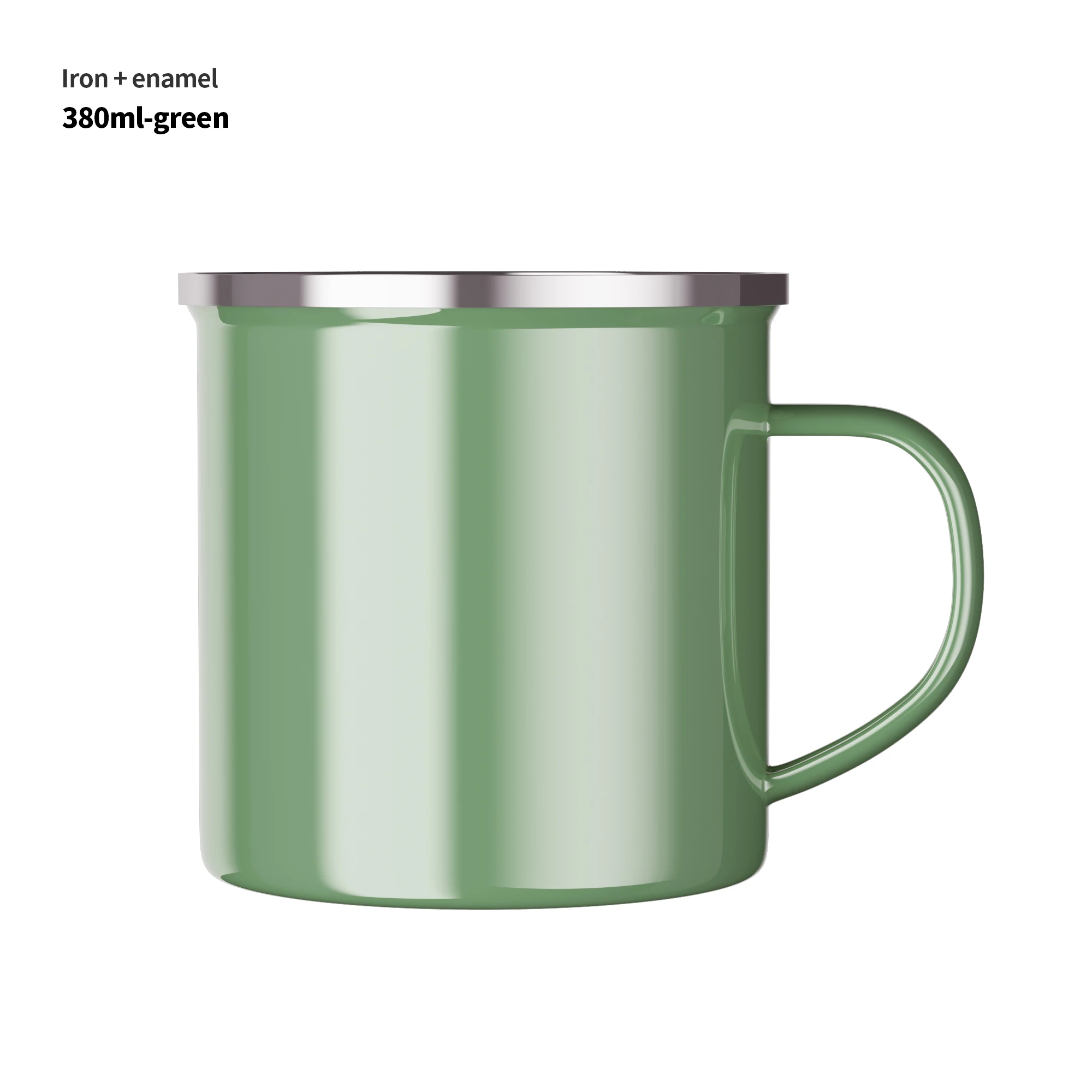 1/4/6 Pcs Enamel Camping Mugs Set,380ml Coffee Camp  Small Enamel Tea Cups for Indoor and Outdoor Activities,Easy to Clean 