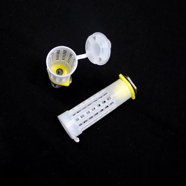 1 Beállított Apikultúra Queen Nevelőkészlet Platikus Védelem Cage Brown Cell Bee Tools Méhészeti Farm - Image 4