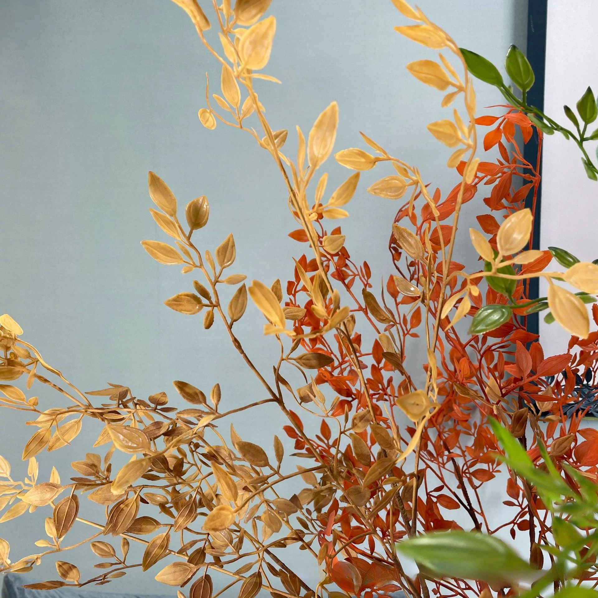 110CM Nantian Bambus Künstliche Pflanze Herbst Ahornblatt Hochzeit Arrangement Floral Weiche Dekoration Nordic Hause Dekoration – Detail 7