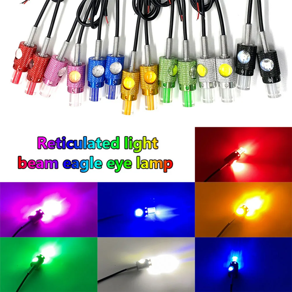 1pcLEDMotorcycleEagleeyelampdrlCarDaytimedrivinglight