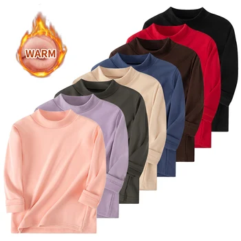 Kids Solid Long Sleeve Tee 2