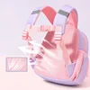 Bowknot Cat School Bags for Girls Kawaii Backpack for Kindergarten Kids Boys Children Green Purple Rabbit Bag Mochilas Escolares 4