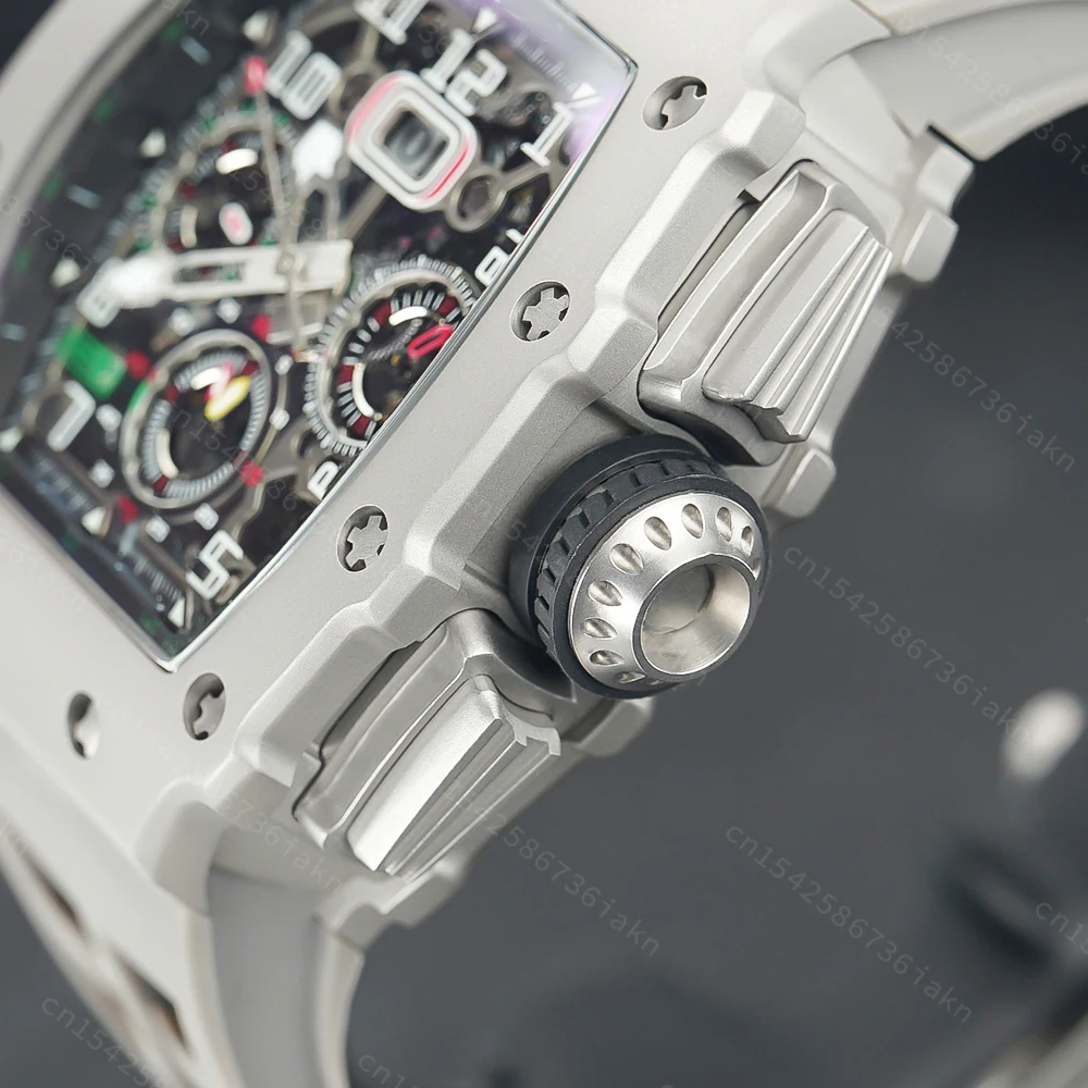 2022 Fashion New Men's Automatic Watch Stainless Steel Material Rubber Strap Sapphire Glass Mirror Casual Sports Waterproof