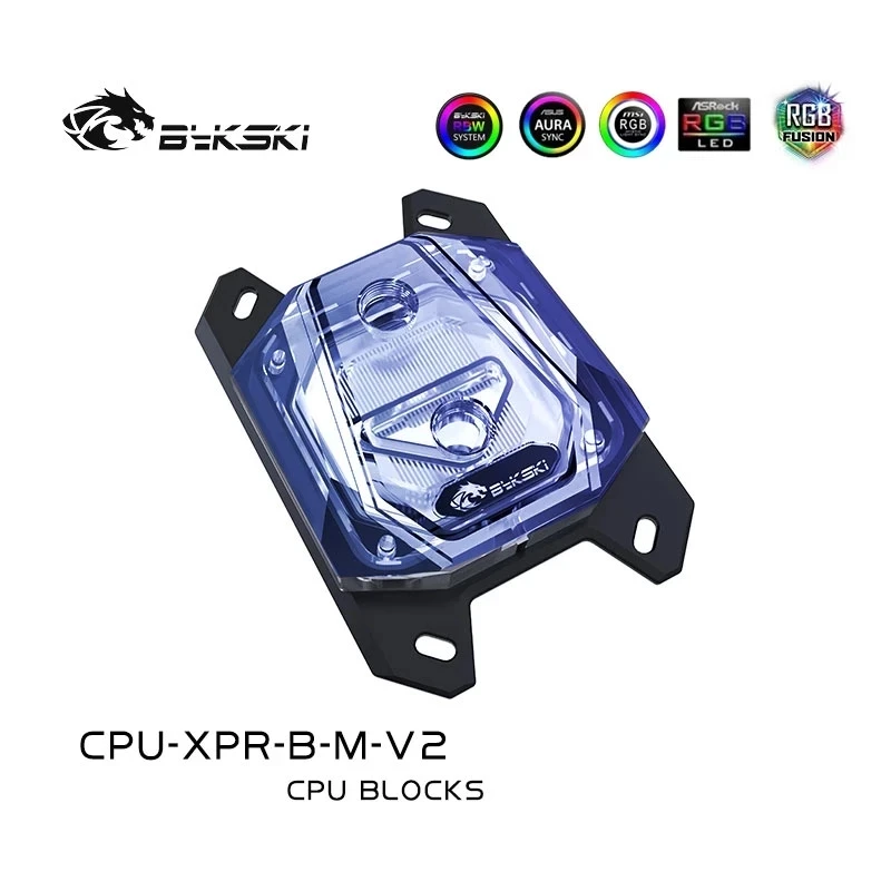 Bykski Uso Bloco de Água Cpu para Amd Ryzen 3000 Ryzen Ryzen Ryzen Am3 Am3 Mais Am4 X470 X570 Placa-mãe Soquete Ventiladores e resfriadores - Imagem 4