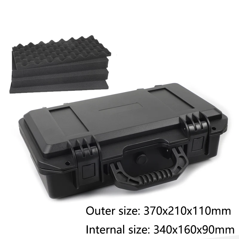 Toolbox Waterproof Shockproof Tool Case Sealed Tool Box Safety Resistant Camera Photography Multimeter Storage Box With Sponge 4
