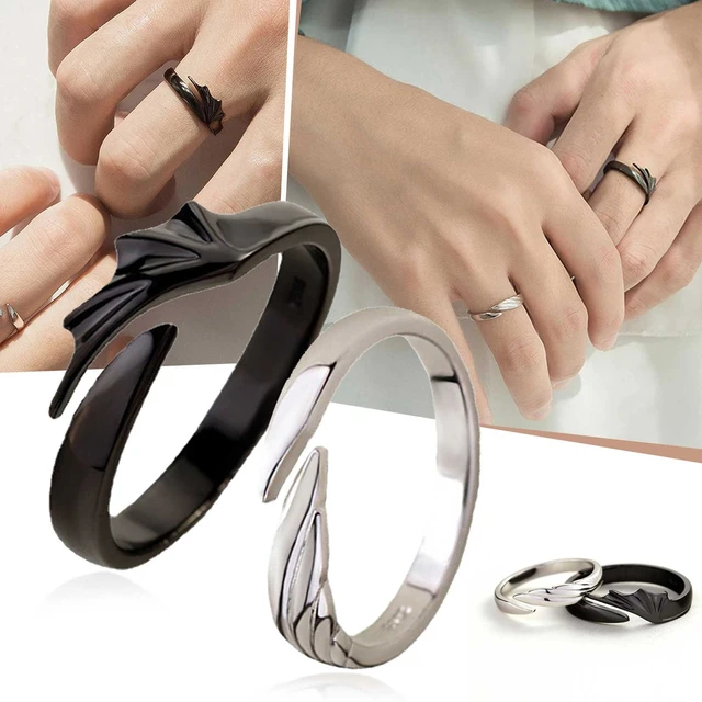 Couples Matching Heart Promise Rings I Love You Engagement Wedding Ring  Band Set | eBay