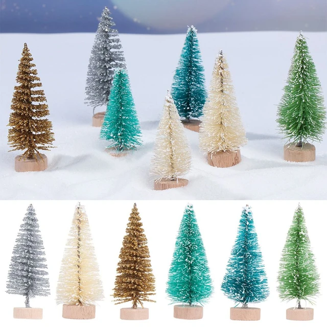 24pcs Novel Party Small Christmas Tree Miniature Xmas Trees