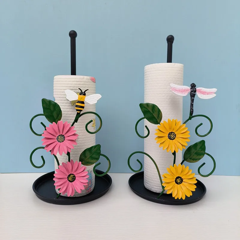 Sunflower Kitchen Paper Towel Holder, Bathroom Tissue Stand