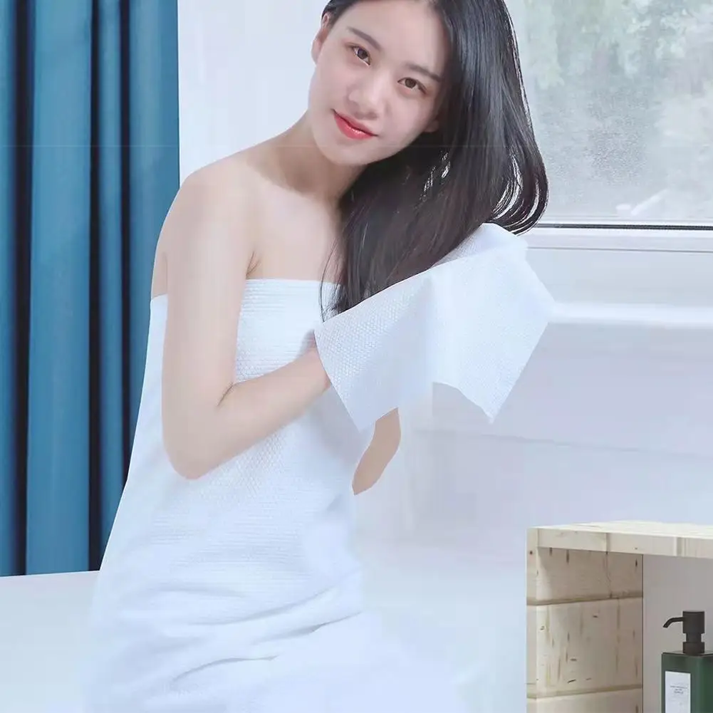 Description Picture 6 of item70x140cm Compressed Towel Large Disposable Bath Towel Essential Shower For Travel Washable Towels Wipes Bathrobe Home Textile