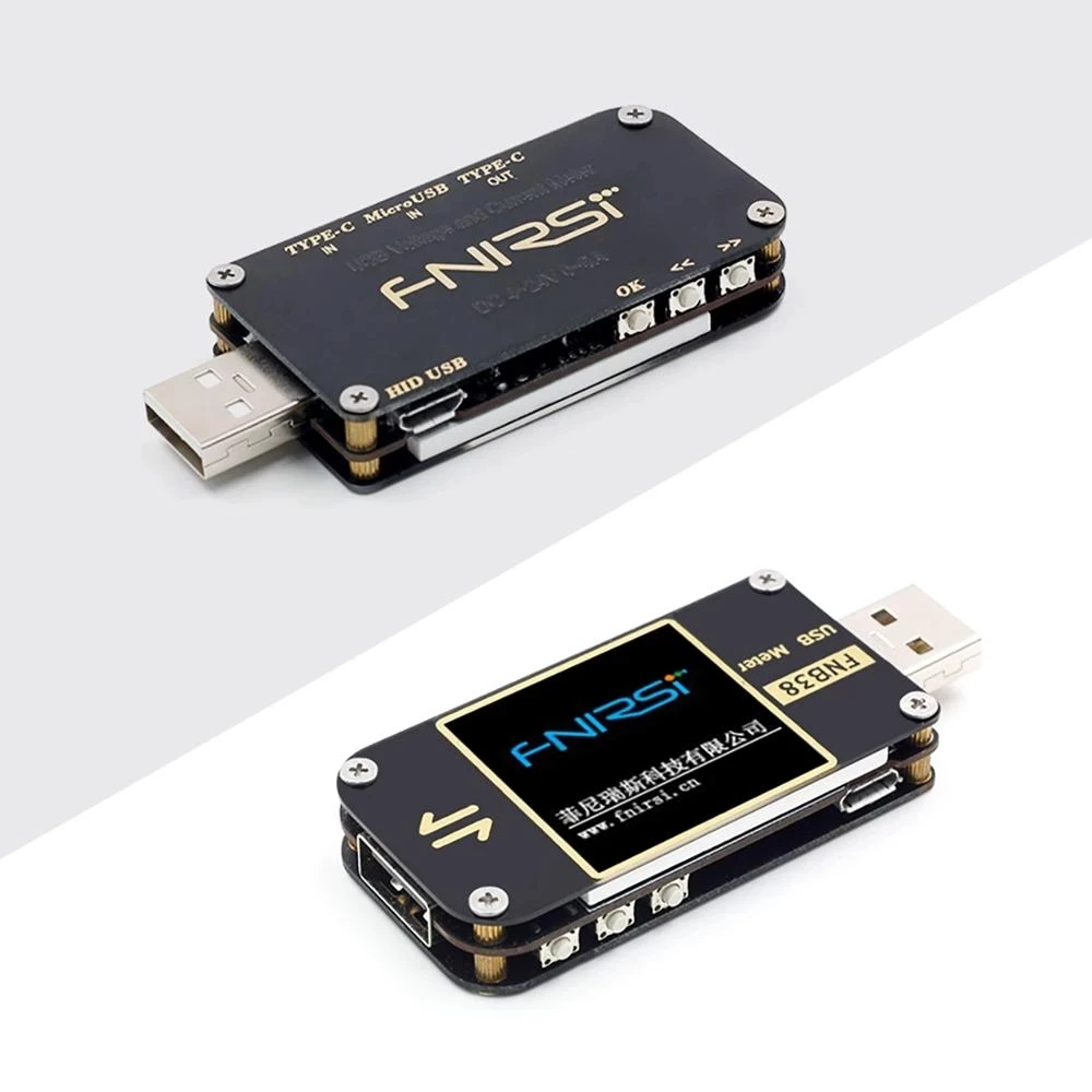 FNIRSI FNB38 전류 및 전압 측정기 USB 테스터 QC4+ PD3.0 2.0 PPS 고속 충전 프로토콜 용량 테스트
