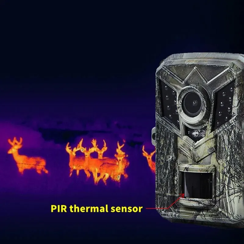 Hunting Trail Camera Trail Camera Hunting Camera 16MP 1080P Wild Trail Game Cam Infrared Night Vision Outdoor Motion Activated Trigger Scouting Photo Traps