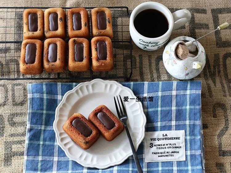 Baking Sheet And Financier Cake Pan, 6 Cavity Eclair Baking Pan, Carbon  Steel Candy Mold, Cookie Sheet, Baking Tools, Home Kitchen Accessories -  Temu