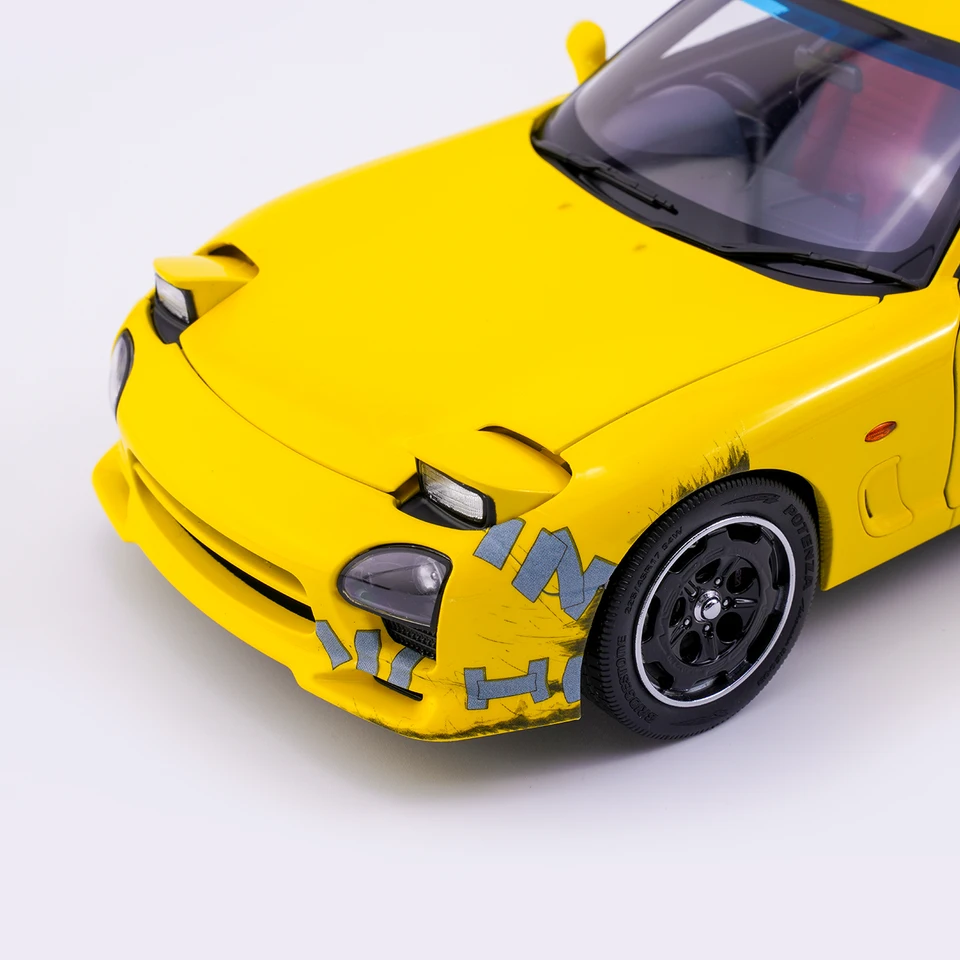 マツダ - Polarmaster 1/18 マツダ RX-7 POLER MASTER MODELS 1/18 マツダ RX-7 バサーストR イエロー