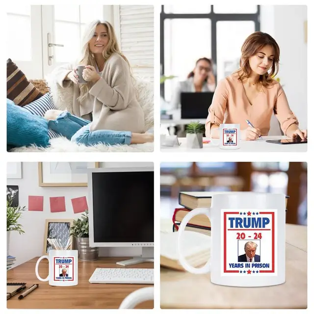 Trump Coffee Mug 400ml Coffee Mug Tea Cup Effortless Holding Microwavable Dishwasher Safe Ceramic Coffee Mug Cup 4